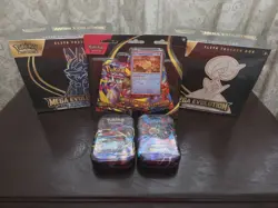 Pokemon Tcg Mega Evolution Sealed Lot Elite Trainer Boxes, Mini Tins, Blister... - Image 1