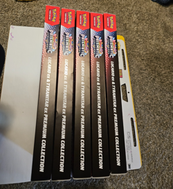 5 x Lucario And Tyranitar Ex Pokemon TCG Prismatic EX Premium Collection Box Set - Image 2
