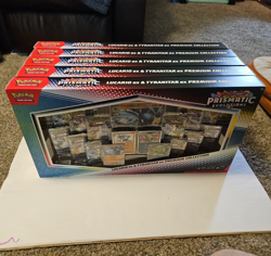 5 x Lucario And Tyranitar Ex Pokemon TCG Prismatic EX Premium Collection Box Set - Image 4