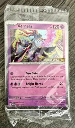 Xerneas 064/132 Best Buy Stamped Promo - Pokemon TCG Mega Evolutions- NM+/Sealed - Image 1