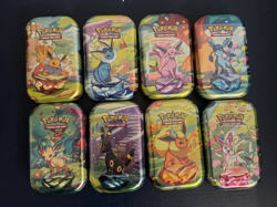 Pokemon Scarlet and Violet: Prismatic Evolutions Mini Tin Boxes - Lot of 8 - Image 1