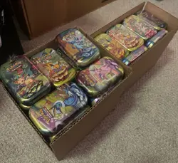 Pokemon Scarlet and Violet: Prismatic Evolutions Mini Tin Boxes - Lot of 8 - Image 3