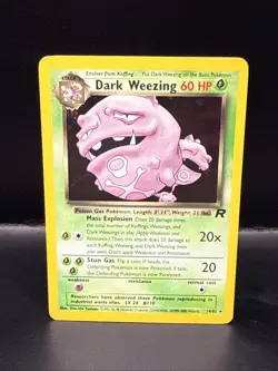 Pokemon TCG - Dark Weezing - 14/82 - Holo Unlimited - Team Rocket - Image 2