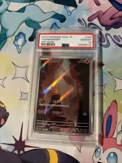 Pokemon Charmander 168/165 Japanese 151 Art Rare PSA 10 - Image 1