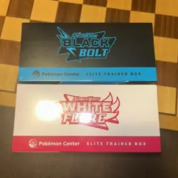 Pokemon Center Black Bolt and White Flare ETB (Both Sets SEALED) - Image 4