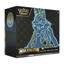 Pokemon TCG Mega Evolution Elite Trainer Box Mega Lucario Pokemon Center Exclusi - Image 1