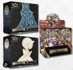 PRESALE Pokemon Center Mega Evolution ETB Bundle And Mega Evolution Booster Box - Image 1