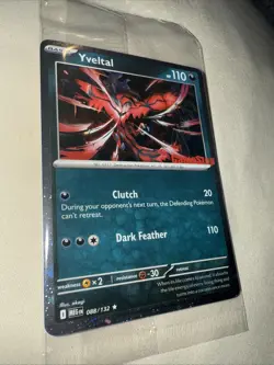 Sealed Yveltal 088/132 Reverse Holo Mega Evolution Pokemon GAMESTOP PROMO - Image 2