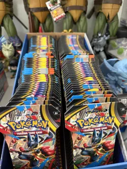 (LOT OF 83) Pokemon TCG Mega Evolution Sleeved Booster Pack New in Hand Sealed - Image 2