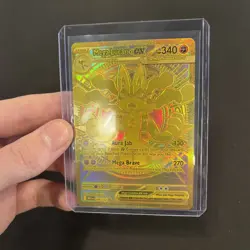 Pokemon MEGA LUCARIO EX 188/132 Mega Evolution GOLD SECRET RARE - PACK FRESH - Image 3