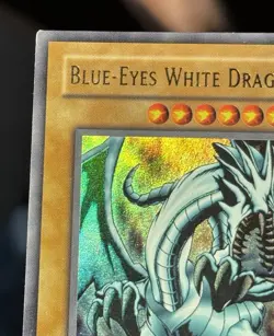 2002 Yu-Gi-Oh! Legend of Blue Eyes White Dragon 1st Edition LOB-001 VLP Glossy - Image 5