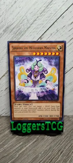 Yu-Gi-Oh! Shopina The Melodious Maestra / NECH-EN007 1st Edition LP - Image 1