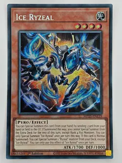 Yu Gi Oh - MP25-EN119 Ice Ryzeal - Prismatic Secret Rare - Image 1