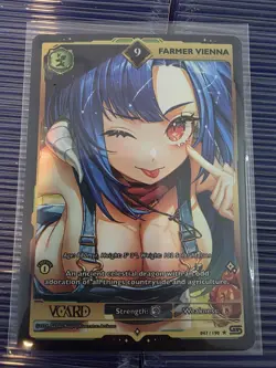 Farmer Vienna 9 Holo 1st Edition Rising Stars Card GamerSupps VCard 047/190 - Image 1