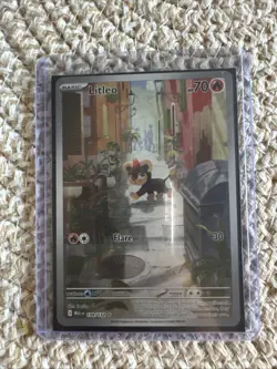 Litleo 139/132 Illustration Rare Pokemon Card Mega Evolutions - English TCG - Image 1