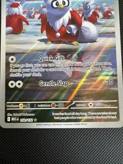 Pokemon Delibird 152/132 Mega Evolution Illustration Rare Card NM - Image 3