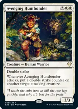 Avenging Huntbonder x1 NM Magic the Gathering 1x Commander 2020 mtg card - Image 1