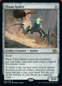 Thran Spider - Foil x1 NM Magic the Gathering 1x The Brothers' War mtg card - Image 1