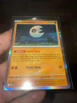 Lunatone 074/132 NM Holo Rare Mega Evolutions Pokemon Card - Image 1