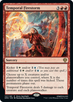 Temporal Firestorm - Foil x1 NM Magic the Gathering 1x Dominaria United mtg card - Image 1