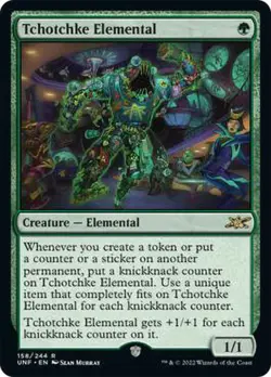 Tchotchke Elemental - Foil x1 NM Magic the Gathering 1x Unfinity mtg card - Image 1