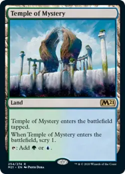 Temple of Mystery - Foil x1 NM Magic the Gathering 1x Magic 2021 mtg card - Image 1