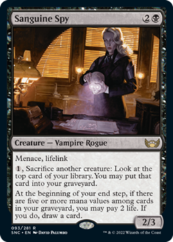 Sanguine Spy - Foil x1 NM Magic the Gathering 1x Streets of New Capenna mtg card - Image 1