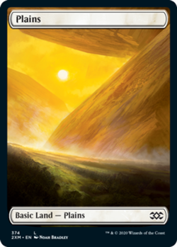 Plains (374) x1 NM Magic the Gathering 1x Double Masters mtg card - Image 1