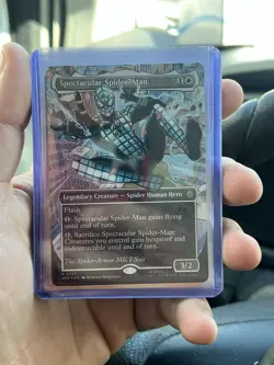 MTG SPECTACULAR SPIDER-MAN TEXTURED FOIL Magic the Gathering Pack Fresh 0237 - Image 1