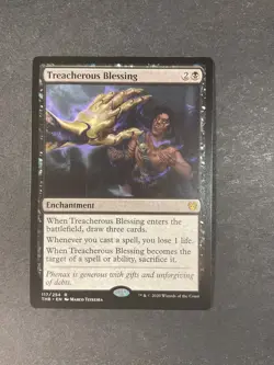 Treacherous Blessing - Theros Beyond Death - Magic the Gathering - MTG - Image 1