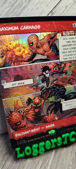 MTG Maximum Carnage BORDERLESS FOIL / SPM 0225 R NM - Image 2