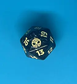 Magic the Gathering Marvel's Spider-Man Dice D20 MTG Beige - Image 1