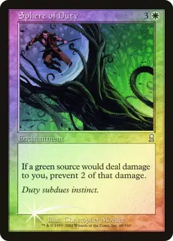 Odyssey MTG FOIL Sphere of Duty Magic - Image 1