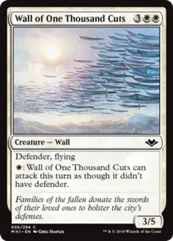 Wall of One Thousand Cuts - Foil x1 Magic the Gathering 1x Modern Horizons mtg c - Image 1