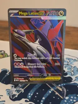 Pokemon Mega Evolution Mega Latias ex Full Art 163/132 NM In hand - English - Image 1