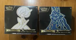 Pokemon Center Mega Evolution Gardevoir & Lucario ETB Elite Trainer Box Set of 2 - Image 1
