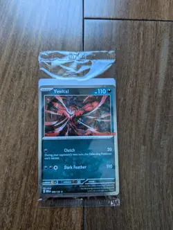 Sealed Yveltal 088/132 Reverse Holo Mega Evolution Pokemon GAMESTOP PROMO - Image 1