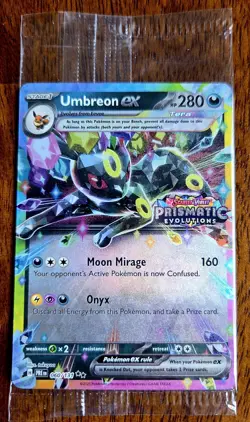 Umbreon ex 60/131 Surprise Box Stamped Promo SEALED Pokemon Prismatic Evolutions - Image 1