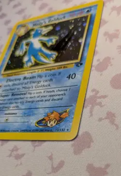 Misty's Golduck 12/132 Gym Challenge Holo Swirl Pokemon TCG - Image 2