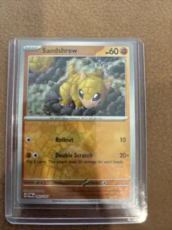 POKEMON TCG: S&V - TWILIGHT MASQUERADE SANDSHREW 097/167 REVERSE HOLO COMMON - Image 1