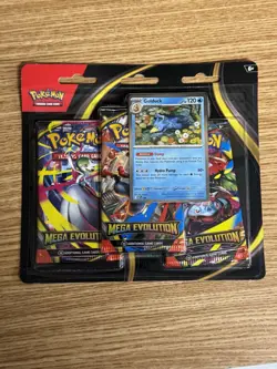 Pokemon Mega Evolution 3 Pack - Blister Golduck Promo- NEW SEALED - Image 1
