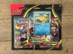Pokemon TCG Mega Evolution 3 Pack Blister - Lot Of 12 New Random Promo (x12) - Image 1