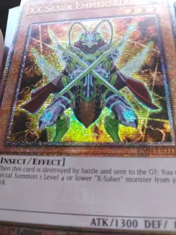 Yugioh! TCG XX-Saber Emmersblade (Quarter Century Secret Rare) RA04-EN141 NM/M - Image 1
