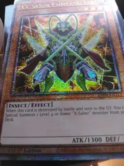 Yugioh! TCG XX-Saber Emmersblade (Quarter Century Secret Rare) RA04-EN141 NM/M - Image 2