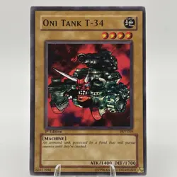 Oni Tank T-34 - PSV-059 - Common - 1st Edition NM YuGiOh! Booster Set Cards - Image 1