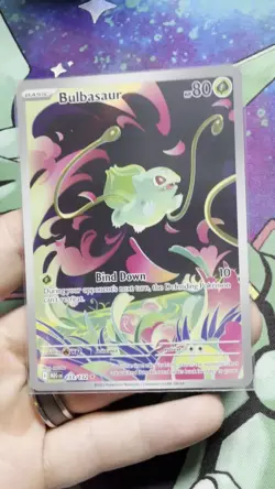 Bulbasaur 133/132 English MEG EN-Mega Evolutions Illustration Rare Pokemon Card - Image 2