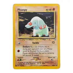 Phanpy 43/111 Neo Genesis Pokemon Card WOTC Vintage 2000 - MP/LP Condition - Image 2
