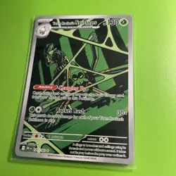 Team Rockets Spidops 187/182 Destined Rivals IR NM English Pokemon Card - Image 2
