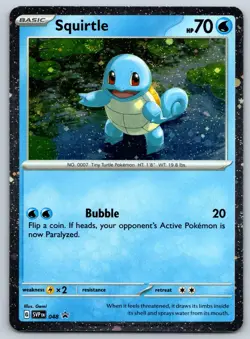 Squirtle - (Cosmos Holo) Promo SV: Scarlet & Violet Promo Cards 048 NM - Image 1