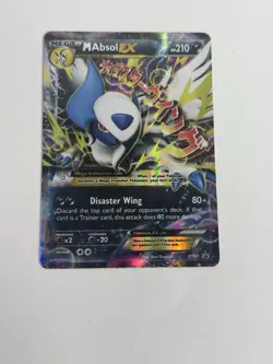 Pokemon Mega Absol EX Disaster Wing Trading Card XY63 Shiney Holo 2015 Promo - Image 3